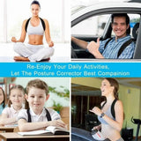 Adjustable Shoulder & Back Posture Support Belt