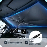 ShadeGuard Windshield Sun Blocker - in use