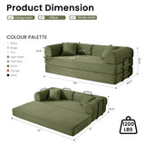 CloudNest Boneless Lounge Sofa - in use